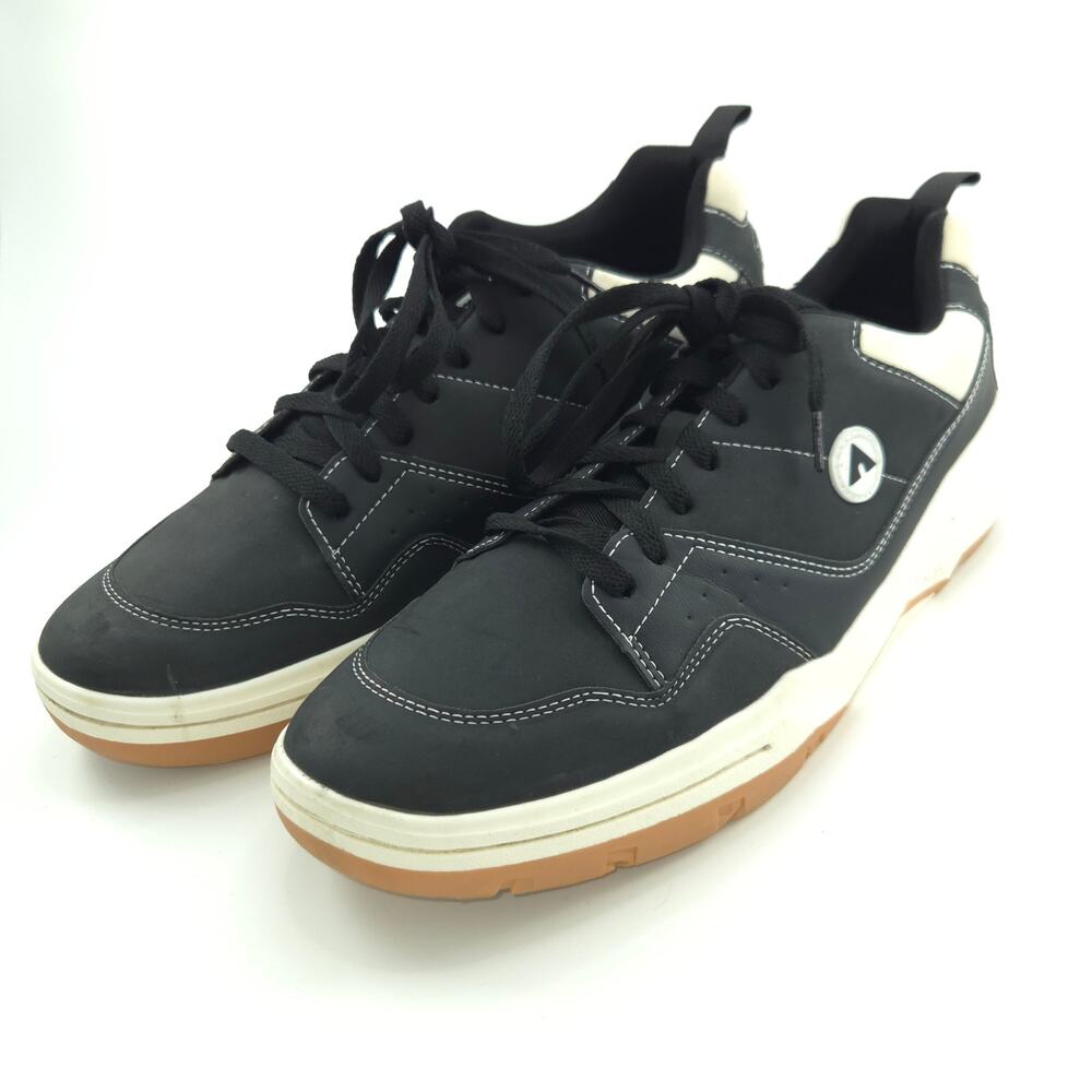 Airwalk Anchor Low Men's Size 13 MNAK44GX008 Black White Skate Sneaker